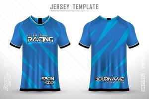 Sports jersey and t-shirt template sports jersey design vector mockup.