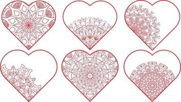 Vector Love Elements heart icon sign Free Vector