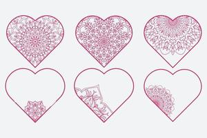 Vector Love Elements heart icon sign Free Vector