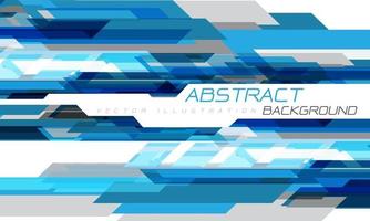 Abstract blue grey geometric creative on white futuristic technology vector