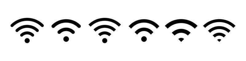 Wi-Fi icons pack Free Vector