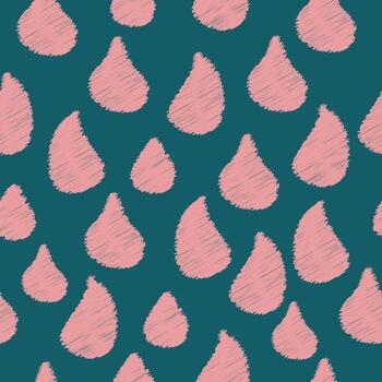 un patrón sin fisuras de garabatos de gota de diseño vector