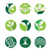 ecología logo imágenes ilustración vector