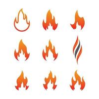 Fire logo images vector