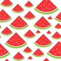 Watermelon Seamless Pattern vector