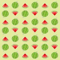Watermelon Seamless Pattern vector