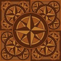 Compass Seamless Pattern vector