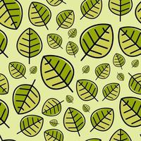 Leaf Seamless Pattern vector