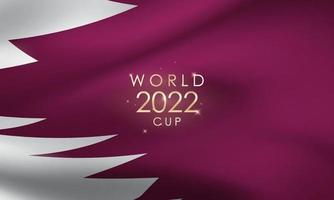 Football Pattern for banner, soccer championship 2022 in Qatar vector