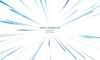 Cartel de fondo de línea de velocidad abstracta con dinámica. red de tecnología vector