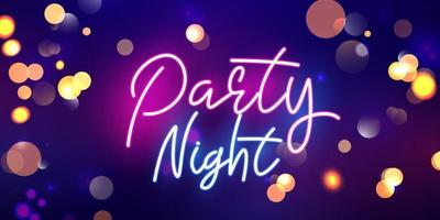 party color bokeh Glow vector