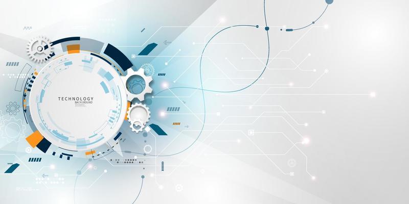 Abstract background poster with dynamic. technology network