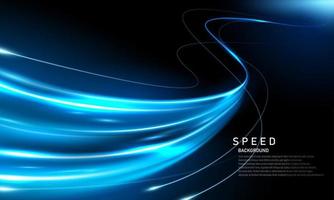 Cartel de fondo de línea de velocidad abstracta con dinámica. red de tecnología vector