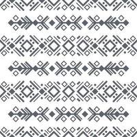 Navajo black and white seamless patterns vector