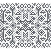 Navajo black and white seamless patterns vector