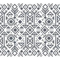 Navajo black and white seamless patterns vector