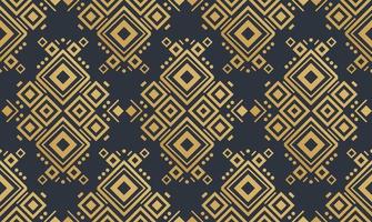 Navajo gold elements seamless patterns and abstract aztec elements vector