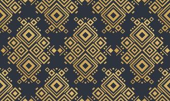 Navajo gold elements seamless patterns and abstract aztec elements vector