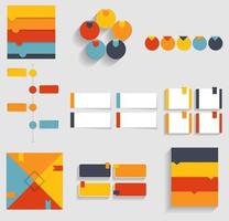 Collection of Infographic Templates for Business Vector Illustration