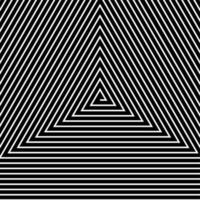 Black and White Hypnotic Background. Vector Illustration.