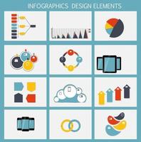 Ilustración de vector de plantilla de negocio de infografía