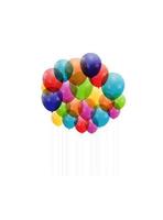 Color glossy balloons background vector illustration