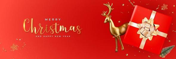 Christmas Holiday Party Background. Happy New Year vector