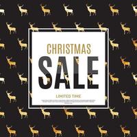 Christmas and New Year Sale Background, Discount Coupon vector