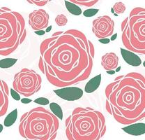 Floral Seamless Pattern Background for Wedding and Birthday. vector