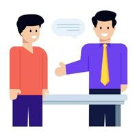 Office Meeting and Discussion vector