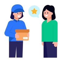 Parcel Pickup and Delivery vector