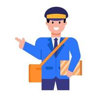 Mailman and Mail Carrier vector