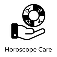 Horoscope Zodiac  Care vector