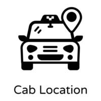 Car Location and Pointer vector