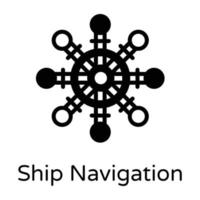 wheel Ship Navigation vector