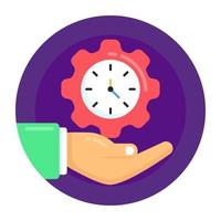 Time Management service vector