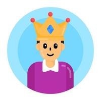 Premium Customer Crown vector