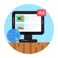 Online Shop Advertising vector