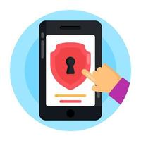 Web Security and Protection vector