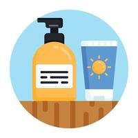Cosmetics and moisturizing products vector