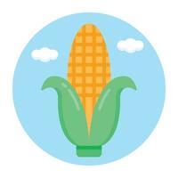 maíz y dieta saludable vector