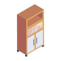 Books Rack and cabinet vector