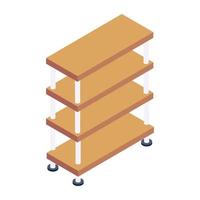 Shelves and Racks vector