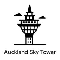 Auckland Sky Tower vector