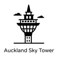 Auckland Sky Tower vector