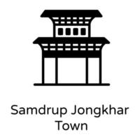 Samdrup Jongkhar Town vector