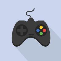 vector de icono de logotipo plano de joystick