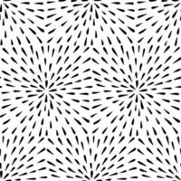 Hand drawn doodle abstract black and white seamless pattern vector