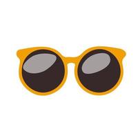 Sunglasses in doodle style. Vector illustration.