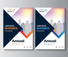 Annual Report Design Template,  Brochure,  Poster, Corporate  Flyer vector